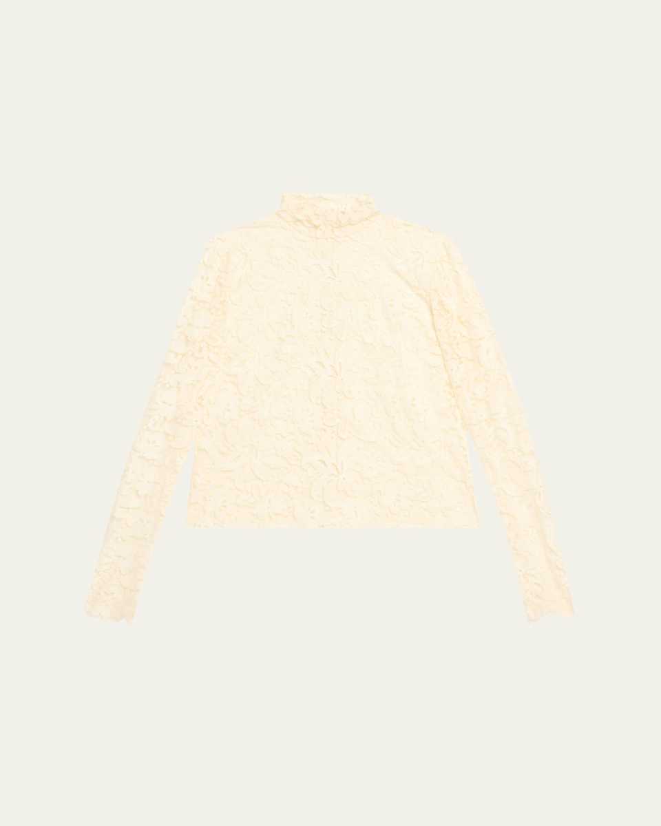 Indy Lace Turtleneck Top